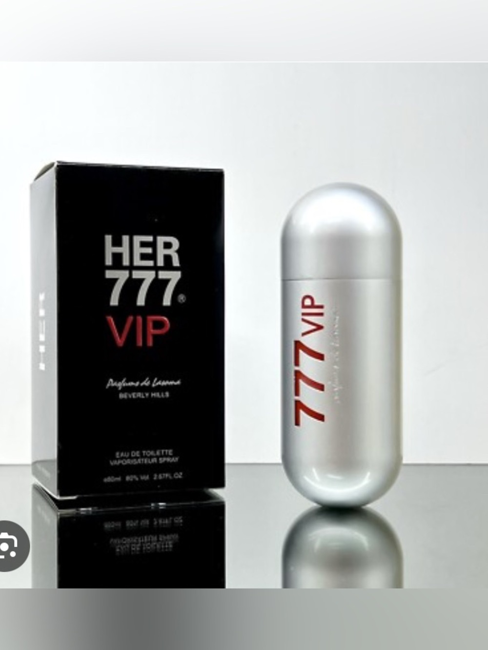 HER 777 VIP for Women 2.67oz-80ml Eau De Toilette Spray